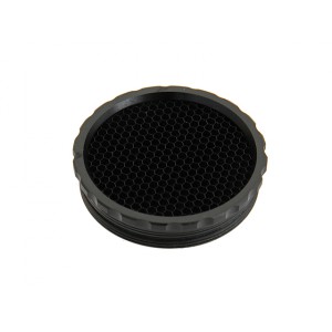 Anti-Reflection Lens Cover for Miniature Rifle Reflex Sight 1x25 - Black [Aim-O]